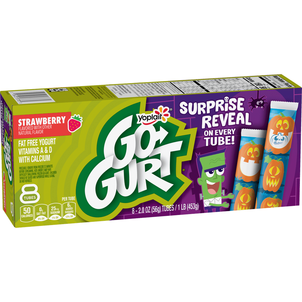 Go Gurt Riddles Strawberry Go-GURT Yogurt 8 Pack | Gluten Free Kids Yogurt