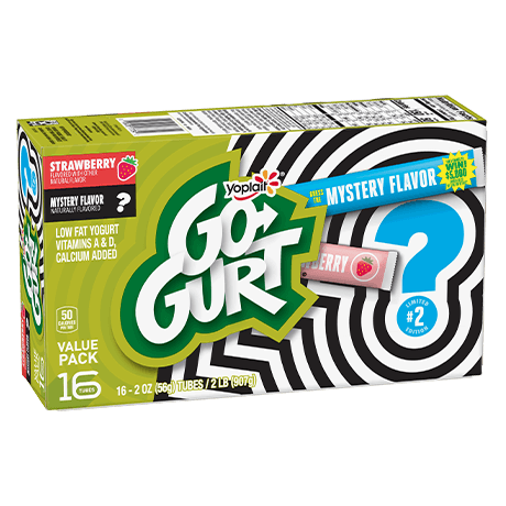 Go-Gurt Mystery and Strawberry-16ct